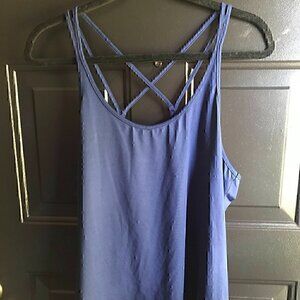 XL Linea Donatella Blue Tank Top
